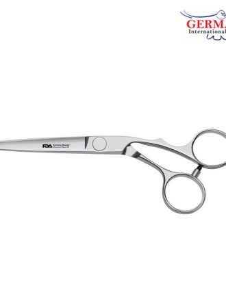 Silver Offset Hair Cutting Scissors