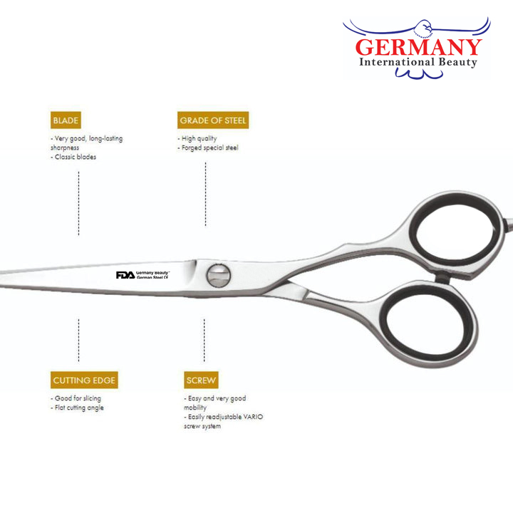 White Line Satin Haircutting Scissors - Image 3