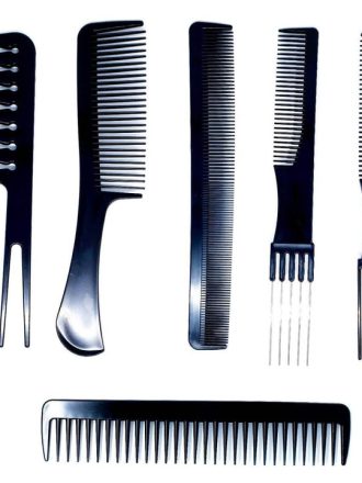 Complete Hair Comb Set: 10 Piece Anti-Static Hairdressing Combs
