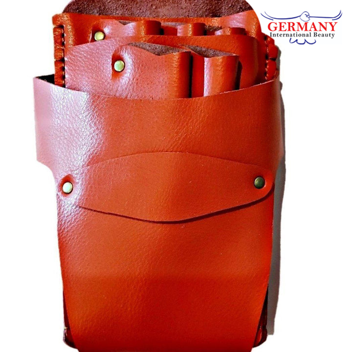 Premium Leather Hairstylist Holster: Protect 5 Hair Shears - Image 3